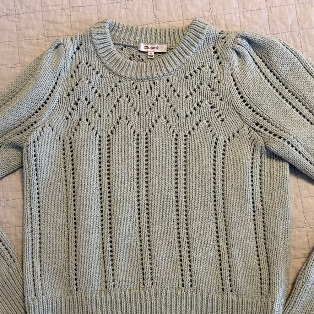 Madewell pointelle sweater